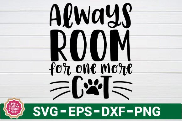 Always Room for One More Cat SVG