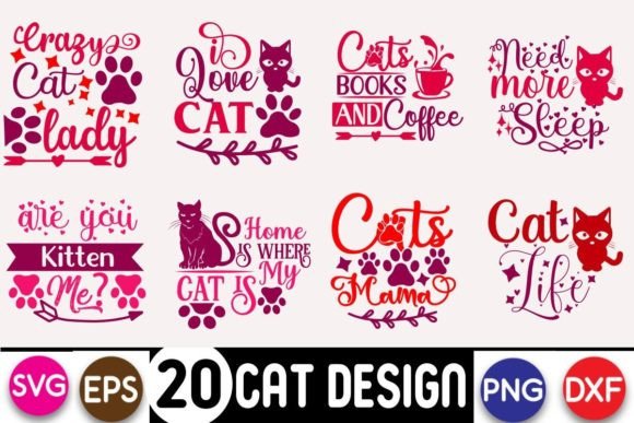 Cat Design, Cat Bundle, Cat Svg Design