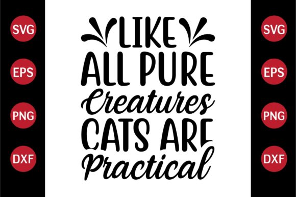 Cat SVG Design Like All Pure Creatures