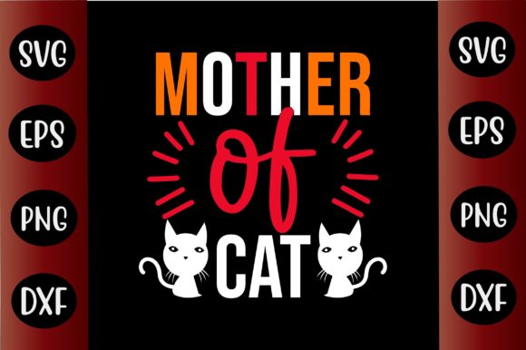 Cat SVG Design Mother of Cat