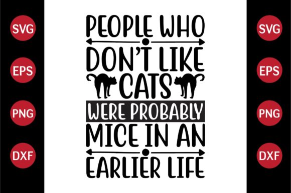 Cat SVG Design People Who Dont Like Cats