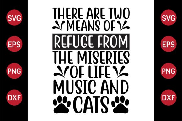 Cat SVG Design There Are Two Means of