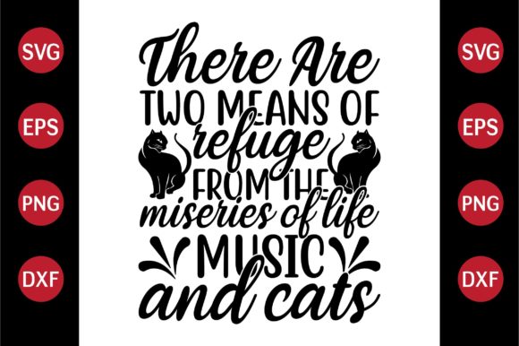 Cat SVG Design There Are Two Means of R