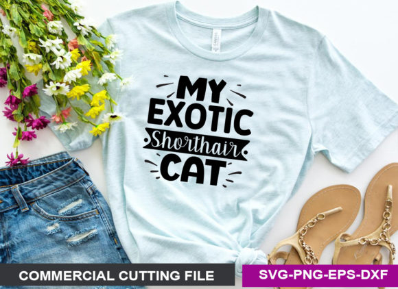 My Exotic Shorthair Cat SVG